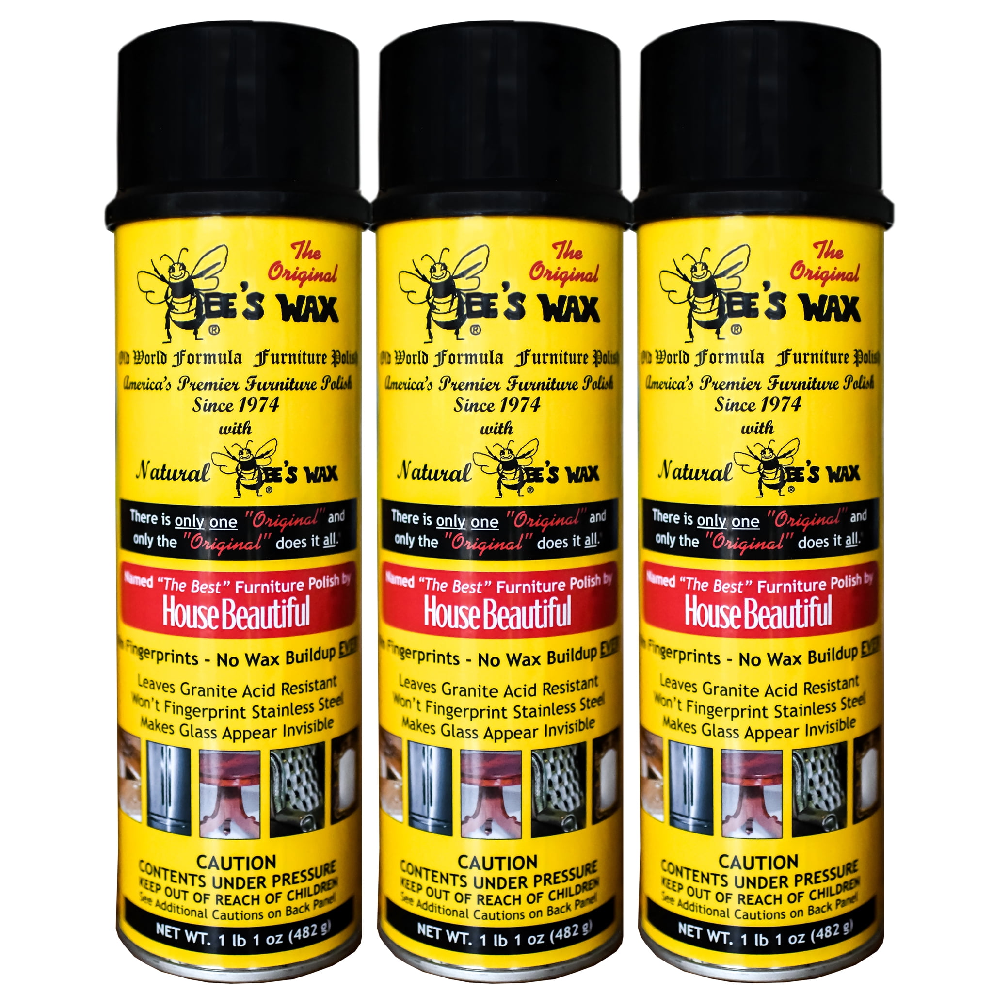 The Original Bee's Wax Old World Formula Furniture Polish 3 Pack