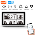 thumbnail image 3 of Medidor de CO WiFi 4 en 1 Tuya, Probador de Temperatura y Humedad, Monitor de Calidad del Aire DoméStico, Detector de MonóXido de Carbono, 3 of 5
