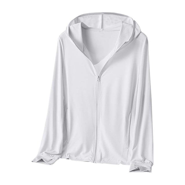 SHIXIAOO Veste à Capuche Légère pour Hommes UPF 50+ Soleil Extérieur Fermeture Éclair Complète Manches Longues Pêche Randonnée Performance Chemise en Velours Côtelé Hommes Chemise Décontractée Affaires Hommes Combinaison Décontractée Boutonnée