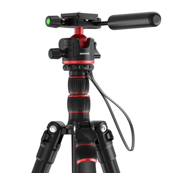 Neewer TP08 77" Tripod/Monopod - 360° Ball Head, Arca QR Plate, 13lb Load for DSLR
