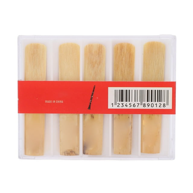 10 Unids Clarinete Reed Bb B Instrumento Plana Accesorio de pieza Recambio Set Kit Boquilla