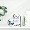 thumbnail image 5 of Memorial Gifts for Loss of Loved One, Loss of Father Mother Sympathy Gifts, Bereavement Condolences Grief Gifts, Funeral Remembrance Grief Decor Sign, Butterfly, 5 of 6