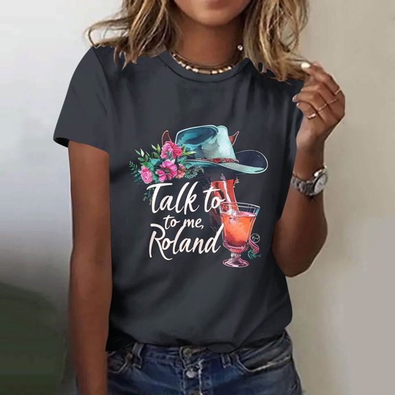 LiMoi Short Sleeve Tshirts for Women Womens Tops Casual Short Sleeve Tshirts Shirts for Women Graphic T-Shirts Pink Plus Size Shirts My Items