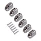 thumbnail image 1 of 6 piezas de tuercas de bloqueo de cuerdas de guitarra sin cabeza, accesorios de repuesto duraderos Plata, 1 of 9