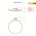 thumbnail image 4 of ANGARA Natural Diamond Solitaire Engagement Ring in 14K Yellow Gold for Women (Size-4.4mm| Color-H| Clarity-SI2) | April Birthstone, Anniversary, Jewelry Gift for Women | Natural Diamond Ring, 4 of 9