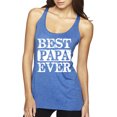 thumbnail image 1 of Wild Bobby, Best Papa Ever, Father's Day, Women Tri-Blend Racerback Tank Top, Vintage Royal, X-Large, 1 of 4