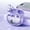 Purple, variant on LAATIKUI Bluetooth headphones M111 ear-hanging Wireless LED Display Waterproof headphones White