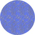 thumbnail image 1 of Ahgly Tapis Rond Lavable en Machine Intérieur Transitionnel Bleu Ciel, 5 Pieds Rond, 1 of 7