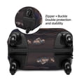 thumbnail image 2 of Pofeuu White Purple Flower Chicken Print Luggage Suitcase Cover Protector Luggage Washable Covers Aesthetic for 18/24/28/32 inch Luggage（No luggage included）-Large, 2 of 7