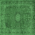 thumbnail image 1 of Ahgly Company Indoor Square Persian Emerald Green Traditional Area Rugs, 6' Square, 1 of 4
