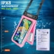 thumbnail image 4 of Funda impermeable para teléfono Niveaya Double Space, paquete de 2, IPX8, 4 of 6