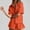 Orange, variant on Womens Short Sets Outfits for Women 2 Piece Sets Button Down Shirt Top and Shorts Womens Spring Clothes Vacation Outfits