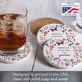 thumbnail image 6 of Thirstystone No Place Like Garden 4-Pack Round Stone Coasters, 6 of 7