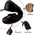 thumbnail image 3 of Ecetana Womens Ballet Flats for Women Foldable Flats Round Toe Slip-On Loafer Flat Shoes, 3 of 5