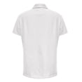 thumbnail image 4 of Siminsem Womens Casual Sweater Top V Neck Button Down Knit Shirts 2026 Summer Short Sleeve Lightweight Work Blouses Collared Dressy Tops Plus Size S-3XL, White, 2XL, 4 of 6