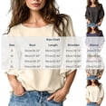 thumbnail image 3 of IUYRTFE Women's Crew Neck Batwing Sleeve Top Loose Fit Casual Summer Blouse, 3 of 5