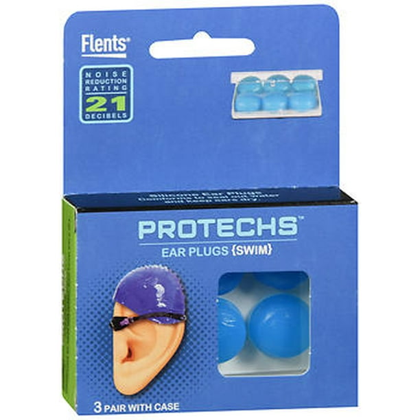 Swimming Ear Plugs Flents Protech Swim Ear Plugs (3 Pair) Walmart