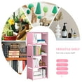 Walmart 4 Cube DIY Storage Organizer, Bookcase for Office/Home, Pink, 4