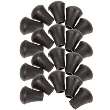 MUSEYA Drum Accessory Drum Set Accessories Black Friction Enhancement for Bands 20Pack