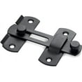 thumbnail image 5 of 4 Packs Barn Door Latches，3.93” x 2.75” Matte Black Stainless Steel barn gate flip Door Latch Bi-fold Door Lock,Sliding Door Antique Lock Gate Latches Wine Cabinet Closet Door Latches, 5 of 8
