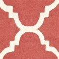 thumbnail image 3 of Safavieh Cambridge 2'6" X 6' Hand Tufted Wool Rug in Rust and Ivory, 3 of 3