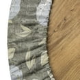 thumbnail image 5 of Ambesonne Rosetta Fitted Round Tablecloth, Nostalgic Autumnal Flowers, 45"- 56" Diameter, Pastel Green Coconut, 5 of 5