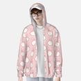thumbnail image 2 of Vsdgher Cute Rabbit Print Adult Hoodie Shirts Rash Guard for Men Women,Long Sleeve Sun Protection Fishing Shirts for Athletic Running Swim-Large, 2 of 7