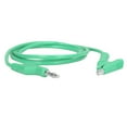 thumbnail image 4 of Test Flexible Cable,  Clip Test Leads Silicone Sheath Injection Molding Electrical Portable 20A 3000V 10mm Opening Replacement Safe  For Car Battery Green, 4 of 8