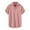 Pink, variant on CHGBMOK Mens Dress Shirts Casual Fashion Turndown Collar Solid Short Sleeve Button Shirt Blouse Sizes M-5XL