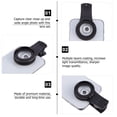 thumbnail image 3 of OFFIGAM Black Phone Macro Camera Lens Clip on Aluminum Alloy with Enhanced Light Transmittance, 3 of 6