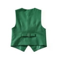 thumbnail image 5 of ETHAN Boys Green Suit for Boys 3 Pieces Boys Blazer Formal Suit Set for Wedding Boy Suit 7Y, 5 of 8