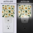 thumbnail image 2 of Daisies LED Square Night Light - Modern and Stylish Plug-in Lamp for Bedside or Hallway - Energy Efficient and Soft Glow Indoor Lighting, 2 of 6