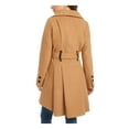 thumbnail image 2 of MADDEN GIRL Womens Brown Belted Pocketed Skirted Trench Coat Juniors M, 2 of 4