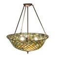 thumbnail image 3 of Meyda Tiffany 162424 Tiffany Fishscale 3 Light 29" Tall Semi-Flush Bowl Ceiling Fixture -, 3 of 4
