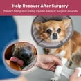 thumbnail image 4 of Adjustable Dog Cone for Small, Medium, and Large Dogs - Ideal for Post-Surgery Recovery, Prevents Licking - Gentle and Comfortable Pet Neuter Cone Alternative - Light Recovery Collar, 4 of 4