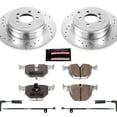 thumbnail image 3 of PowerStop Rear Z26 Street Warrior Carbon-Fiber Ceramic Brake Pad and Drilled and Slotted Rotor Kit Fits: LAND ROVER Select Models K5742-26, 3 of 9