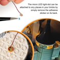 thumbnail image 5 of Accesorios de iluminación LED de 5 V de Hprosper para ventiladores de bricolaje con iluminación Lego, paquete de 3 luces de puntos compatibles con modelos de bloques de construcción, 5 of 5