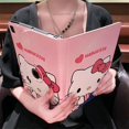thumbnail image 4 of Sanrio Cartoon Hello Kitty Kawaii Pink Ipad Case For Pro 2021 2020 10.2inch Air 4 5 Mini 6 Protective Cover 360 Degree Rotation FGS, 4 of 6