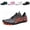 8305-Grey orange, variant on Unisex Waterproof Minimalist Zero-Drop Hiking Shoes, Wide Toe Box Trail Running Outdoor Sneakers