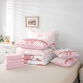 thumbnail image 6 of jejeloiu Girl Personalized Gifts 7-Piece Twin Bedding Sets,Pink Letter C Bedding Comforter Set,Chic Princess Crown Sheet Sets For Princess,Lightweight Room Decoration Reversible, 6 of 8