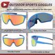 thumbnail image 5 of 1 juego de gafas de motocicleta anti-reflejo de triacetato de celulosa PC UV400 gafas de sol para deportes al aire libre para motocross, bicicleta de tierra, ATV, lente roja, marco negro azul, 5 of 6
