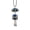 FN10027, variant on Block Robot Pendant Necklace Adjustable Length Punk Neckchain Stylish Leather Cord Accessory Fade Resistant Chokers