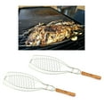 thumbnail image 3 of Portable Grill BBQ Barbecue Basket for Fish, Steak, Meat, Vegetable - Heavy Duty, 3 of 4