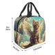 thumbnail image 3 of Fotbe Sunshine Cloud Cute Cat Bolsa Térmica con Estampado y Forro de Aluminio Grueso Bolsa de Almuerzo con Bolsillo Frontal para Hombres y Mujeres, Ideal para Trabajo, Escuela, 3 of 8