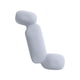 thumbnail image 5 of Almohada de cuerpo completo para mujer, ergonómica, transpirable, regalo para dormir. Gris, 5 of 9