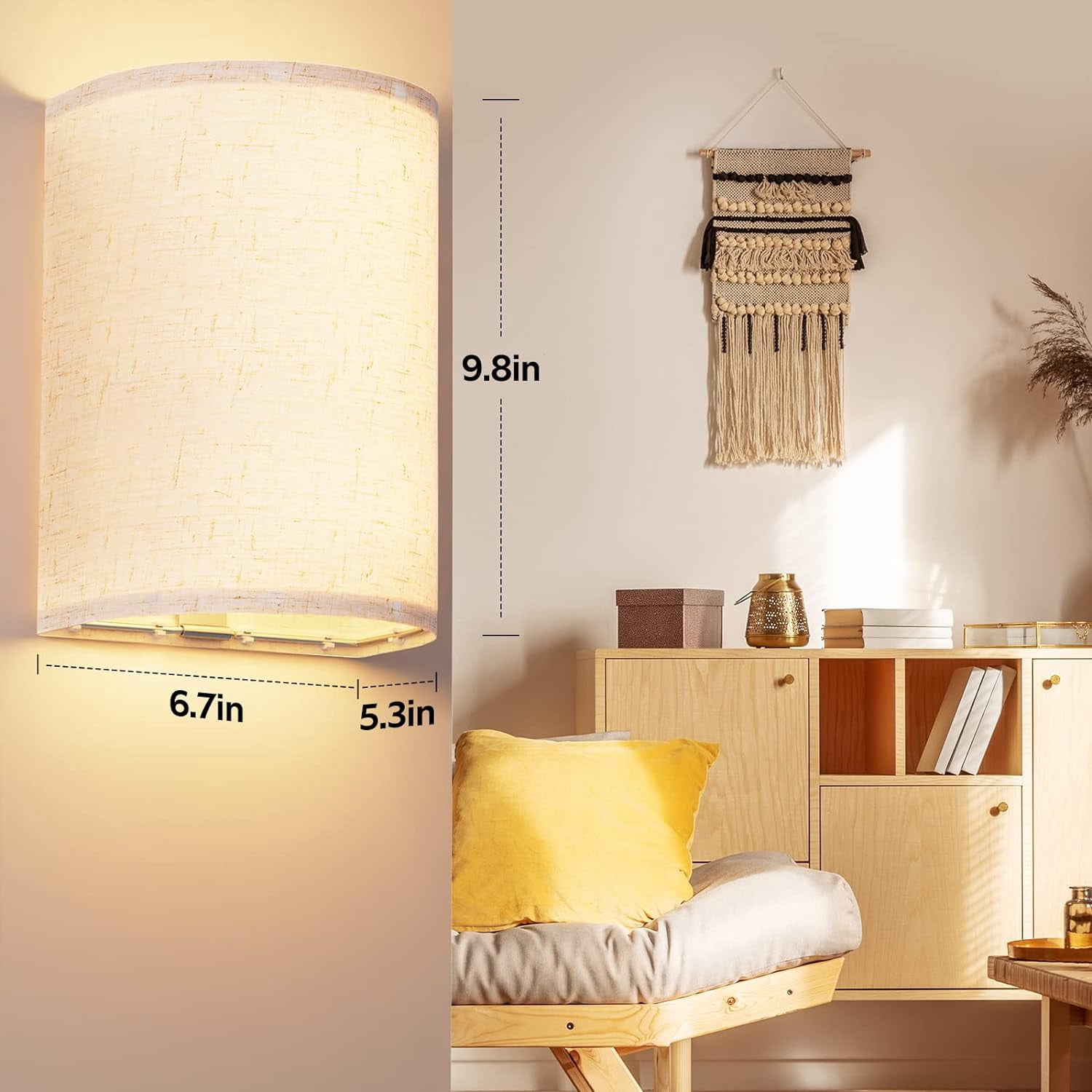 UCACA Dimmable LED Indoor Rechargeable (2 Count)