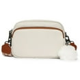 thumbnail image 1 of Women Coin Key Pouch Genuine Leather Commuting Purse with Pendant (Brown), 1 of 9