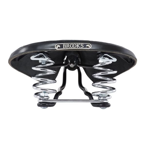 Brooks Saddles B67 Bicycle Saddle (Mens, chrome Springs, Black)