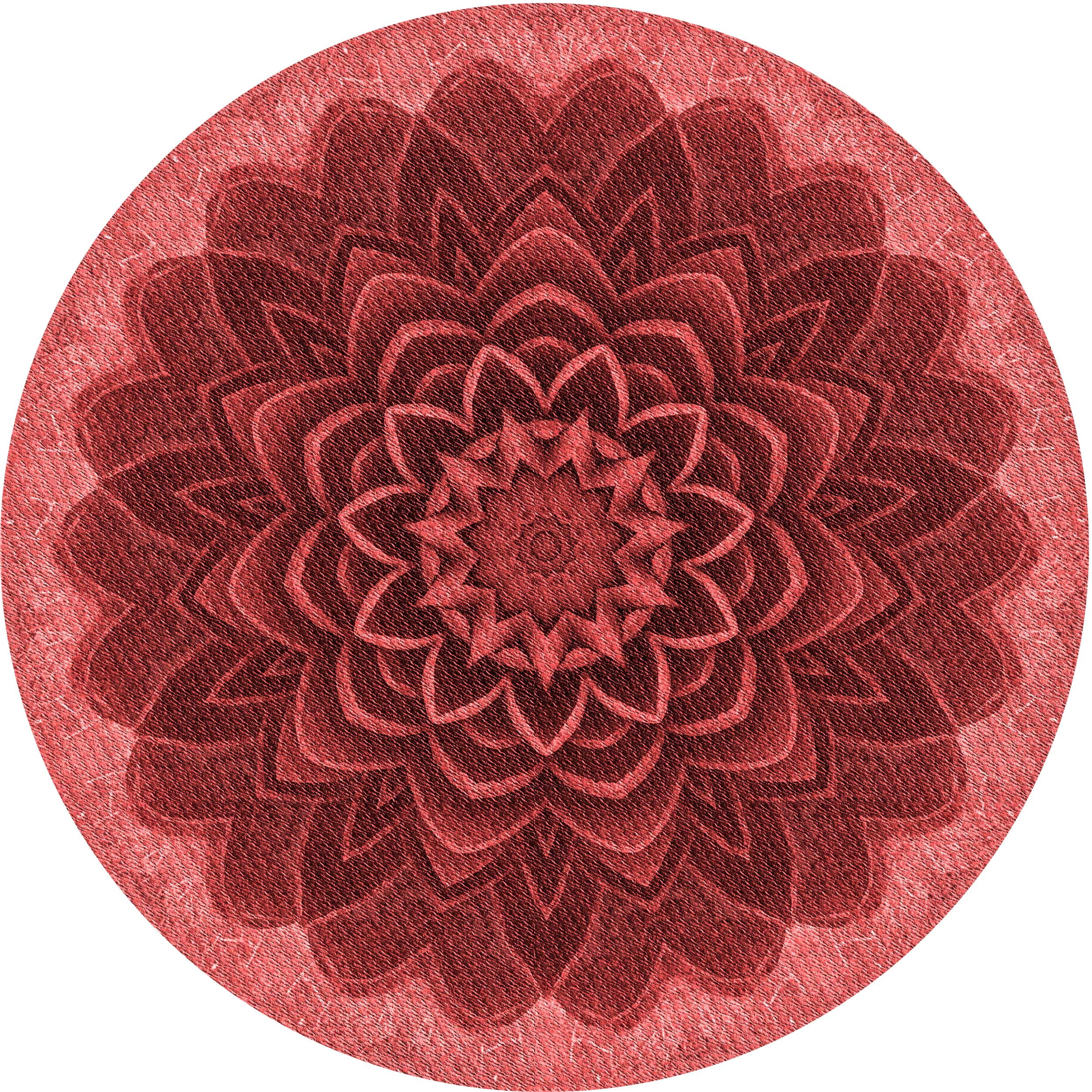 Tomatillo Rugs Ahgly Company Machine Washable Indoor Round Transitional Tomato Red ...