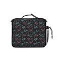 thumbnail image 3 of Game Controller Black Pattern Insulated Lunch Bag with Shoulder Strap and Bottle Holder,Bento School Lunch Bag Box,11x9.5x3.5 Inches, 3 of 4